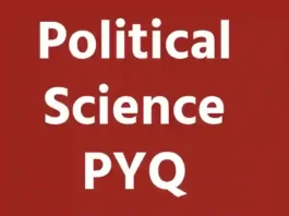 Political Science PYQ UGC NET