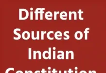 Different Sources of Indian Constitution