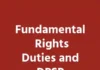 Fundamental Rights, Duties and DPSP