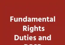 Fundamental Rights, Duties and DPSP