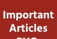 Important Articles PYQs