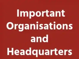 Important Organisations and Headquarters