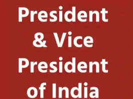 President & Vice President of India PYQs