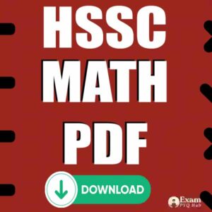 HSSC Math Practice Paper PDF With Solutions (Hindi)